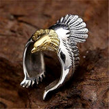 Vintage Big Eagle Wing Open Ring – Useful Gifts — 1