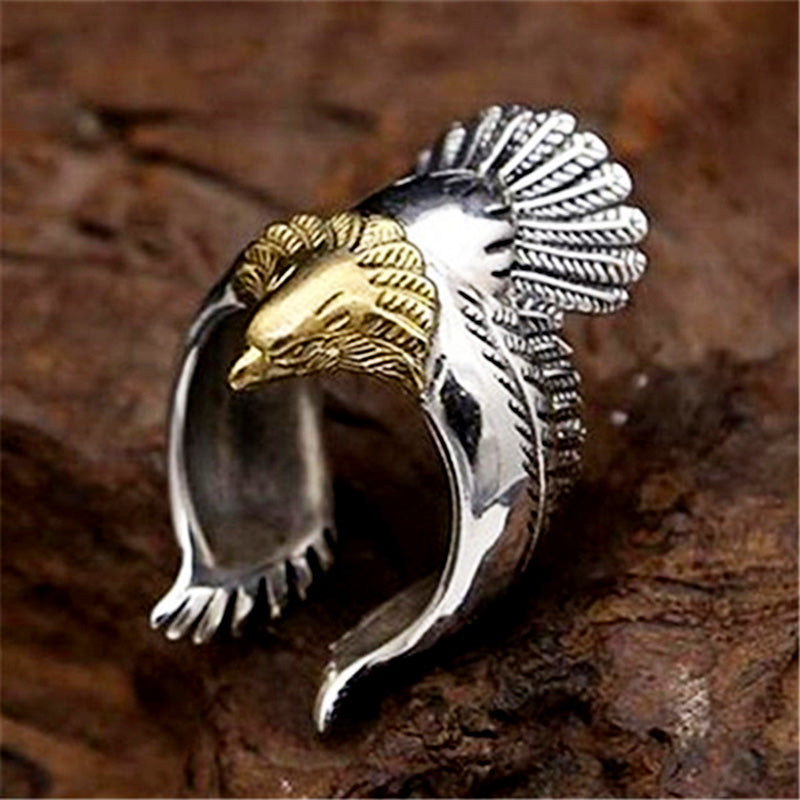 Vintage Big Eagle Wing Open Ring – Useful Gifts — 1