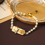 Simple Temperament Oil-spot Glaze Flowers – Jewelry Gift Ideas — 18
