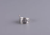 Retro Ethnic Style Lotus Peacock Opening Ring – Stylish Gifts — 14