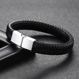 Men Genuine Leather Bracelet Vintage Handmade – Jewelry Gift Ideas — 6