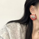 Women's Red Strawberry Earrings – Gifts for Her — 3