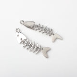 Creative Alloy Fishbone Small Pendant Diy – Jewelry Gift Ideas — 9