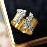 Women's Luxury Micro Set Zircon Ring – Gifts for Her — 6