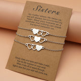 Love Heart Charms Chain Bracelets For Sisters Best – Gifts for Couples — 1