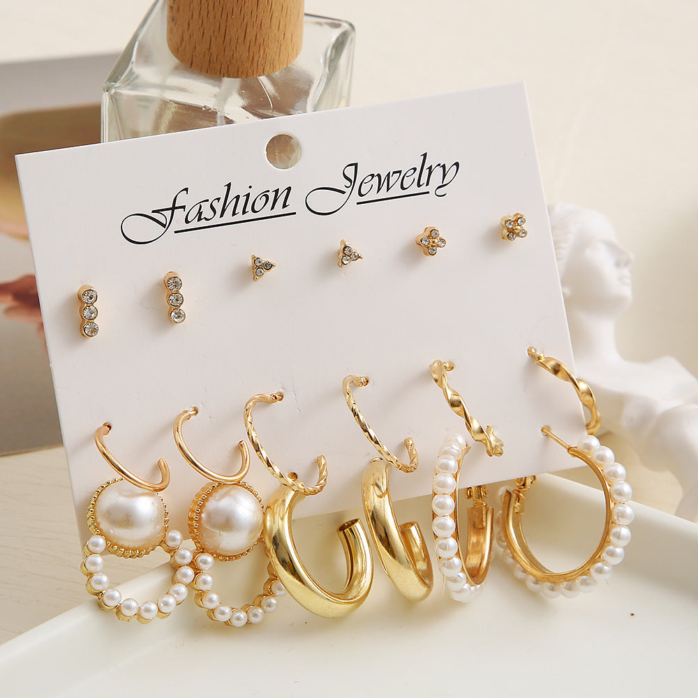 Vintage Temperament Simple Diamond Earrings Advanced – Stylish Gifts — 1