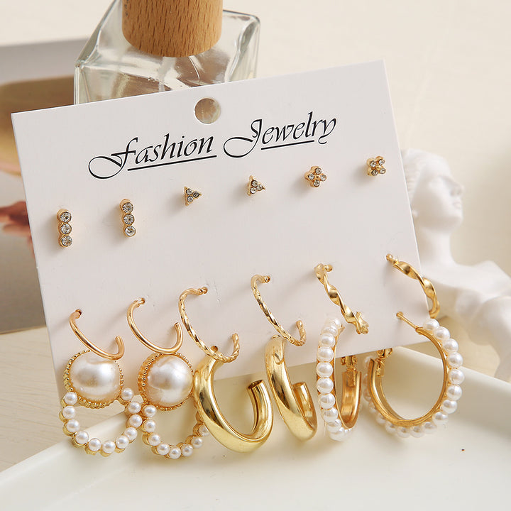 Vintage Temperament Simple Diamond Earrings Advanced – Stylish Gifts — 1