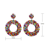 Retro Color Bead Earrings For Women – Gifts for Her — 10