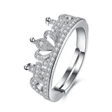 Female Full Diamond Crown Zircon Mosang Diamond Ring – Gifts for Her — 3