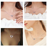 S925 Sterling Silver Necklace Wings Zircon – Jewelry Gift Ideas — 3