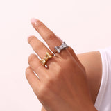 Women's Retro Fashion And Personalized Bow Ring – Stylish Gifts — 1