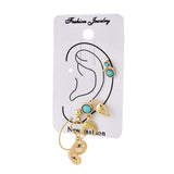 Boho Personality Palm Eyes Moon Stud Earrings – Stylish Gifts — 2