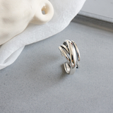 S925 Vintage Multilayer Wound Ring – Small Gift Ideas — 5