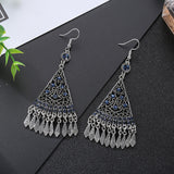 Textured Fan-Shaped Multilayer Earrings Chinese Style – Stylish Gifts — 6