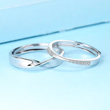 S925 Sterling Silver Couple Rings With Diamonds – Gifts for Her — 5