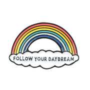 Creative rainbow cloud badge brooch – Jewelry Gift Ideas — 7
