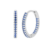 Circle Female Earrings Ear Clip Multicolor Zircon – Gifts for Her — 10