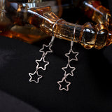 Sterling Silver Needle Hollow Earrings For Women – Gifts for Her — 5