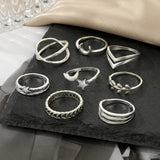 Vintage Hollow Star And Moon Olive Branch Ring – Holiday Gift Ideas — 5