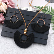 Fringed Necklace Earring Set – Jewelry Gift Ideas — 11