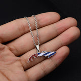 Vintage Stainless Steel Drop Oil Map Pendant – Jewelry Gift Ideas — 6