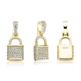 S925 Silver Small Lock Necklace Female Fashion – Jewelry Gift Ideas — 10