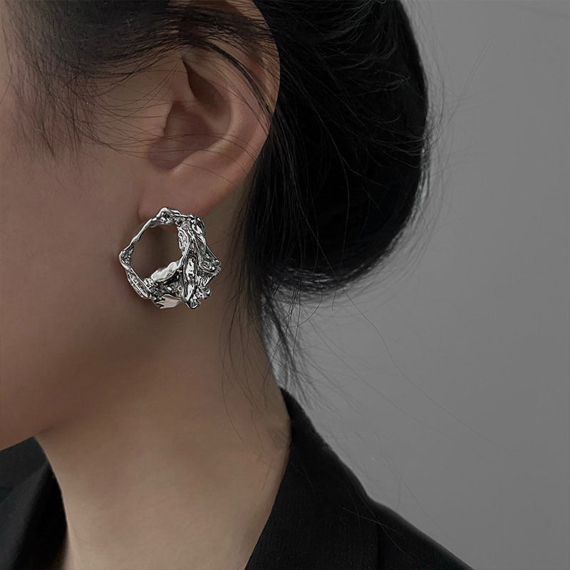 Fashion High Sense Irregular Earrings Women – Stylish Gifts — 1