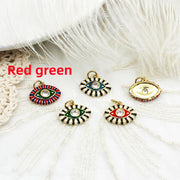 Trendy Micro-inlaid Oil Dripping Love Eyes – Jewelry Gift Ideas — 6