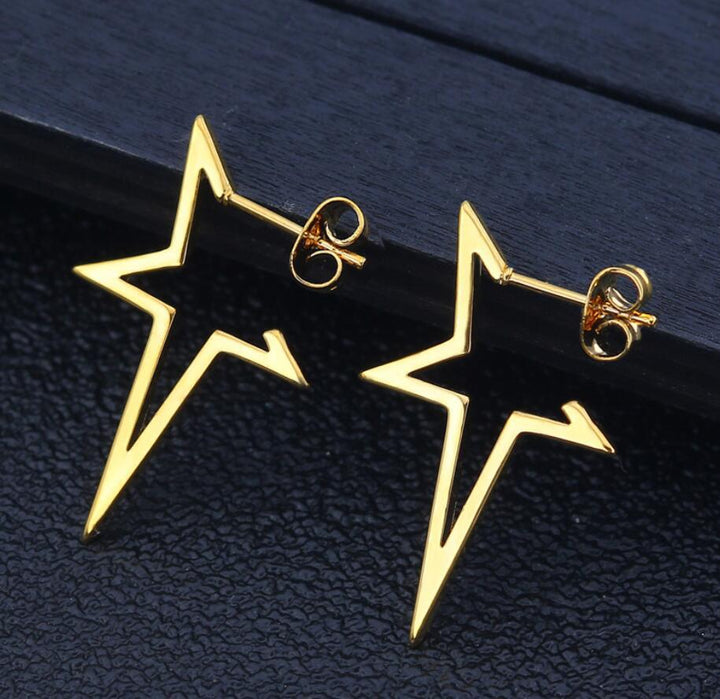 Women's Stainless Steel Retro Geometric Simple Stud – Gifts for Her — 1