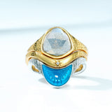 Retro Exaggerated Irregular Shape Ring – Everyday Gifts — 4