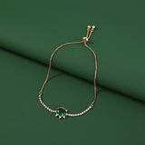 Brass Gold Plated Micropaved Zirconia Adjustable – Jewelry Gift Ideas — 5