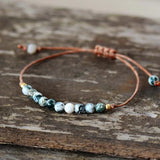 Aquatic Onyx Bracelet Ethnic Wind Braided – Jewelry Gift Ideas — 8
