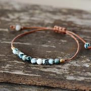 Aquatic Onyx Bracelet Ethnic Wind Braided – Jewelry Gift Ideas — 8