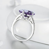 Inlaid Rectangular Zircon Ring For Women – Gifts for Her — 15