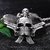 Punk Retro Skull Ghost Head Necklace Pendant – Jewelry Gift Ideas — 2