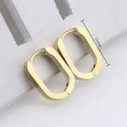Men's And Women's Geometric Titanium Steel Stud – Gifts for Her — 4