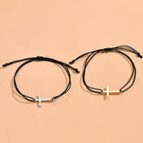 European And American Simple Alloy Cross Wax Rope – Jewelry Gift Ideas — 2