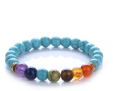 Colorful Blue Turquoise Bracelet Chakra Chakra – Jewelry Gift Ideas — 1