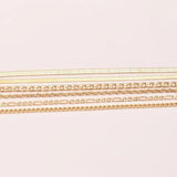 Simple Multi-layer Metal Blade Chain Layered – Jewelry Gift Ideas — 2