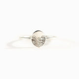S925 Pure Silver Sea Wave Storm Ring Female Simple – Gifts for Her — 3