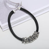 Irregular alloy diamond pendant – Jewelry Gift Ideas — 4