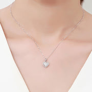 Versatile White Diamond Heart Shaped Pendant – Jewelry Gift Ideas — 1