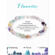 Natural Blue Gold Rough Stone Irregular Elastic – Jewelry Gift Ideas — 2