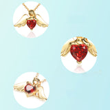Little Angel Pendant Versatile Garnet Clavicle – Jewelry Gift Ideas — 5