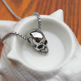 Male titanium steel skull necklace – Jewelry Gift Ideas — 6