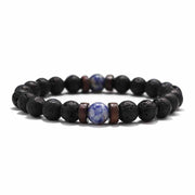 Rocky wooden beads bracelet – Jewelry Gift Ideas — 17