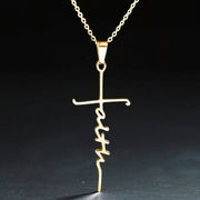 Stainless Steel Necklace Faith Necklace Faith – Jewelry Gift Ideas — 2