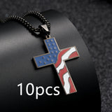 Flag Cross Necklace – Jewelry Gift Ideas — 20