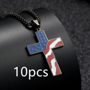 Flag Cross Necklace – Jewelry Gift Ideas — 20
