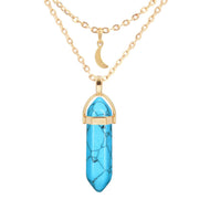 Natural Crystal Stone Pendant Hexagon Prism – Jewelry Gift Ideas — 7
